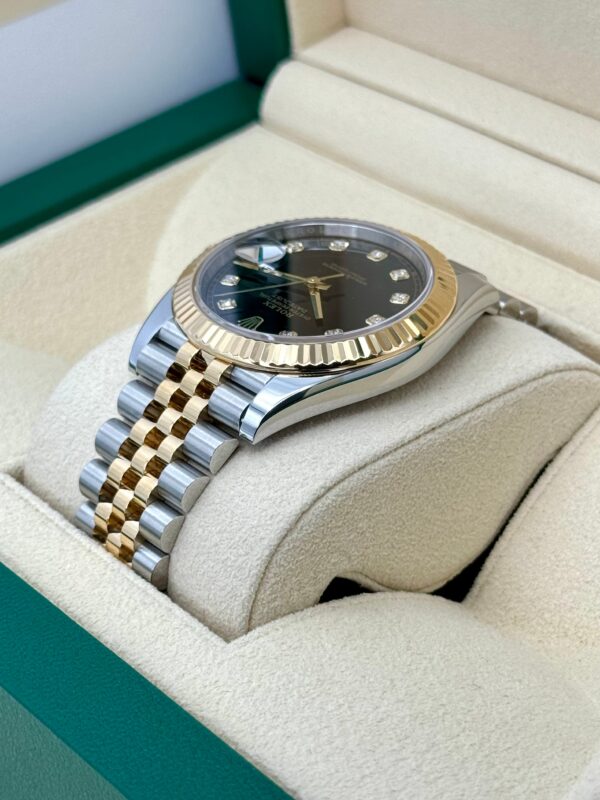 Rolex Datejust 41mm 126333 Two-Tone Jubilee Black Diamond Dial - Image 5
