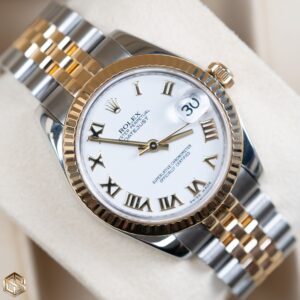 Rolex 178273 Datejust 31mm White Roman Numeral Dial