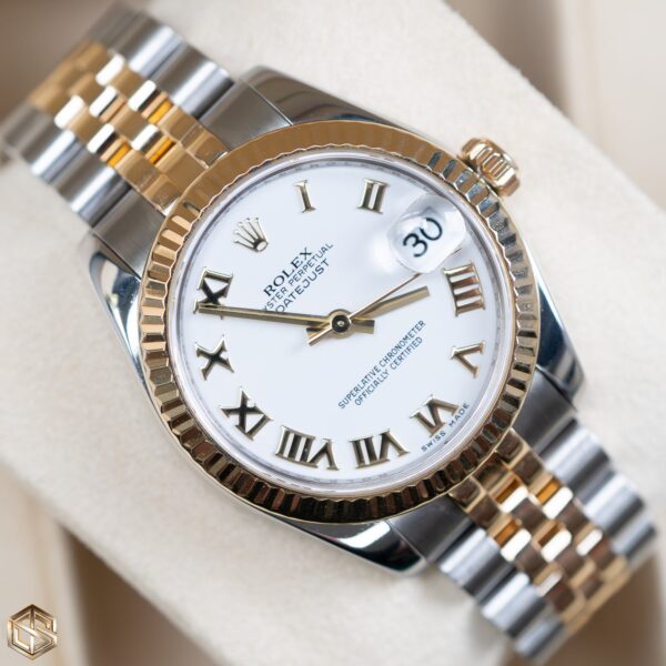 Rolex 178273 Datejust 31mm White Roman Numeral Dial
