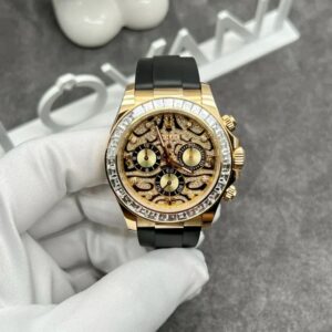 Rolex Solid Gold Plated with Diamonds Daytona 116588TBR Eye Of Tiger 40mm