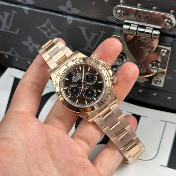 Rolex Cosmograph Daytona 126508 Clone Watches Chocolate Dial Oyster Strap THB Factory 40mm - Image 2