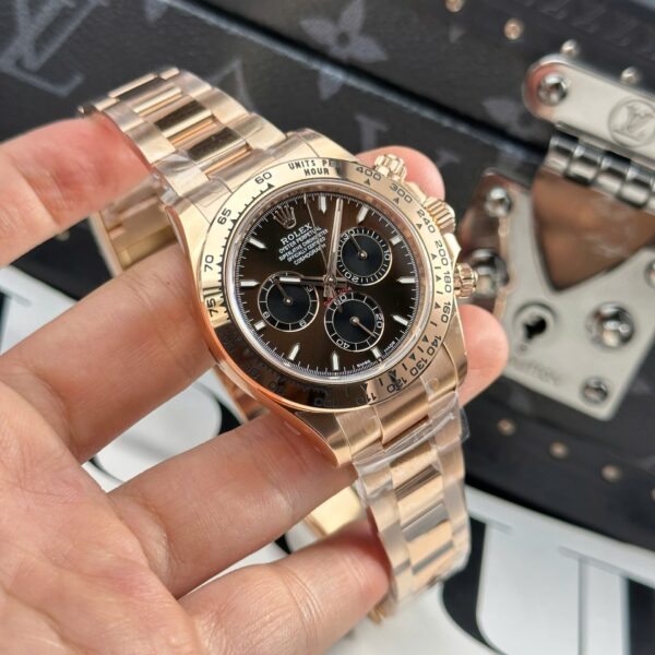 Rolex Cosmograph Daytona 126508 Clone Watches Chocolate Dial Oyster Strap THB Factory 40mm - Image 3