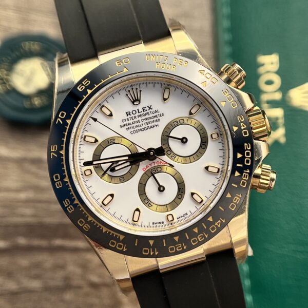 Rolex Cosmograph Daytona Replica Watch White Dial 40mm - Image 3