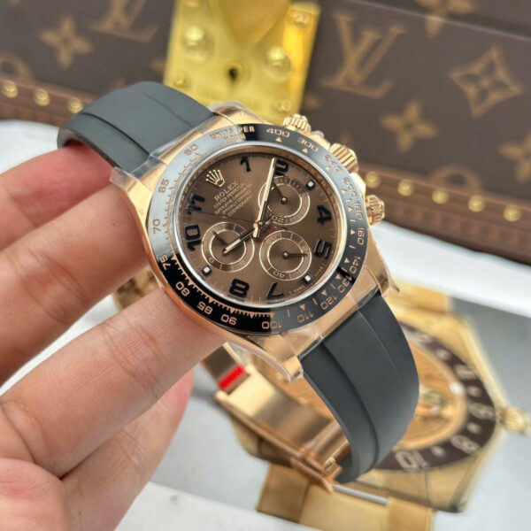 Rolex Daytona 116515LN Chocolate Dial Oysterflex Strap Clean Factory 40mm - Image 2