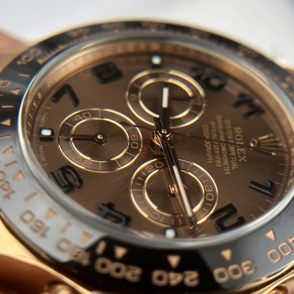 Rolex Daytona 116515LN Chocolate Dial Oysterflex Strap Clean Factory 40mm - Image 4