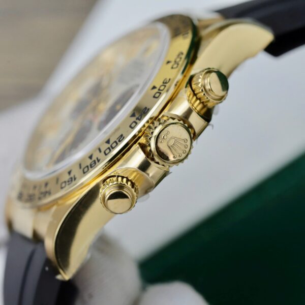Rolex Daytona 116519 White Dial Replica Watches 18K Gold Plated Clean Factory 40mm - Image 5