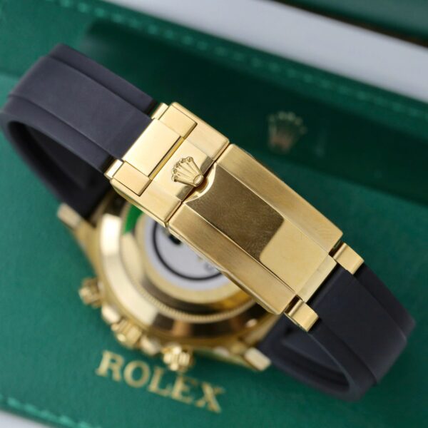 Rolex Daytona 116519 White Dial Replica Watches 18K Gold Plated Clean Factory 40mm - Image 8