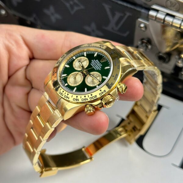 New 2025 Rolex Daytona 126508 Dial Green Oyster Strap 40mm - Image 6