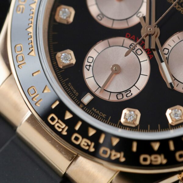 Rolex Daytona 126515 Dial Black Custom Gold Wrapped 40mm - Image 5