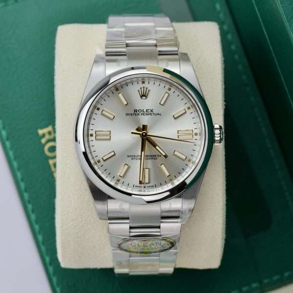 Rolex Rep 1 1 Oyster Perpetual 124300 Silver Dial Factory Clean 36mm