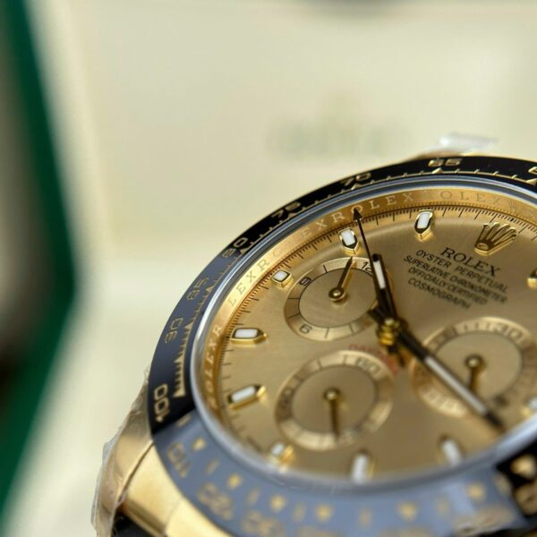 Rolex Daytona 116518LN Replica Watch Dial Yellow Champagne Clean Factory 40mm - Image 6