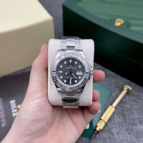 Rolex Yacht-Master 116622 Replica Watch Grey Dial Clean Factory 40mm