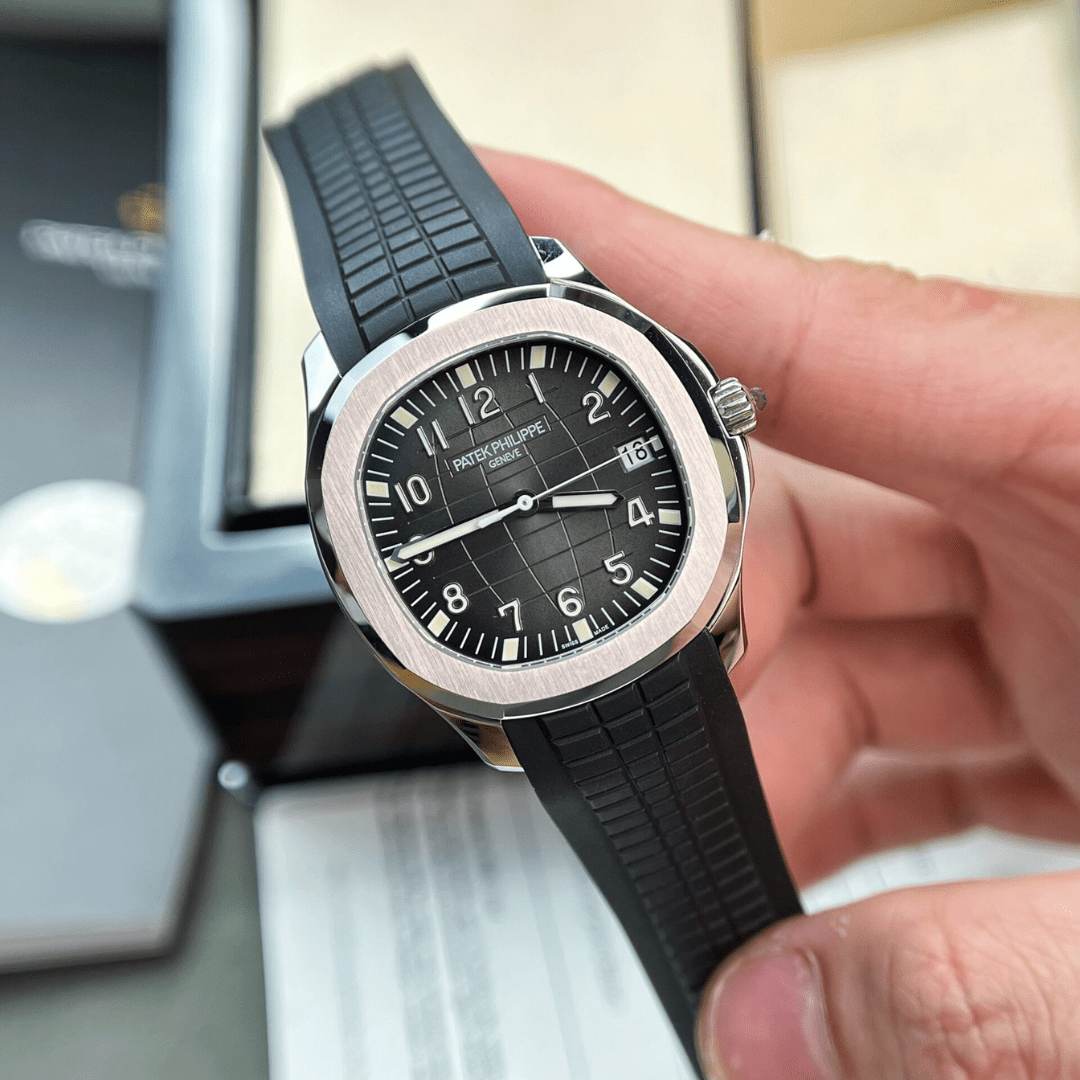 Patek Philippe Replica 1:1 Watch Aquanaut 5167A Black Dial Rubber Strap Factory 3K 40mm