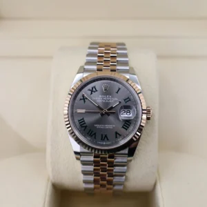 Rolex Rep 11 DateJust 126231 Wimbledon Dial Genuine Gold GM Factory 36mm